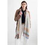 Wool, Silk and Cashmere Scarf - Kinross