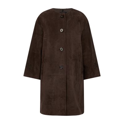 Faux Suede Fock Coat - Marc Cain